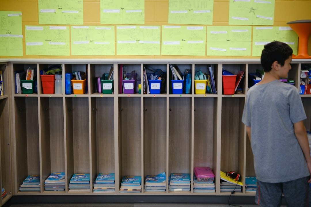 Children organizing inventory and learning logistics