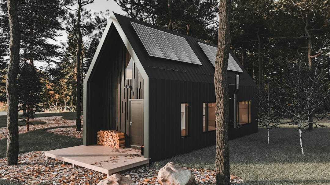 Big Tiny sustainable tiny home in nature